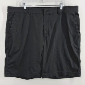 Nike Dri Fit Golf Shorts Men's 42 Dark Gray Stretch Chino Performance Casual